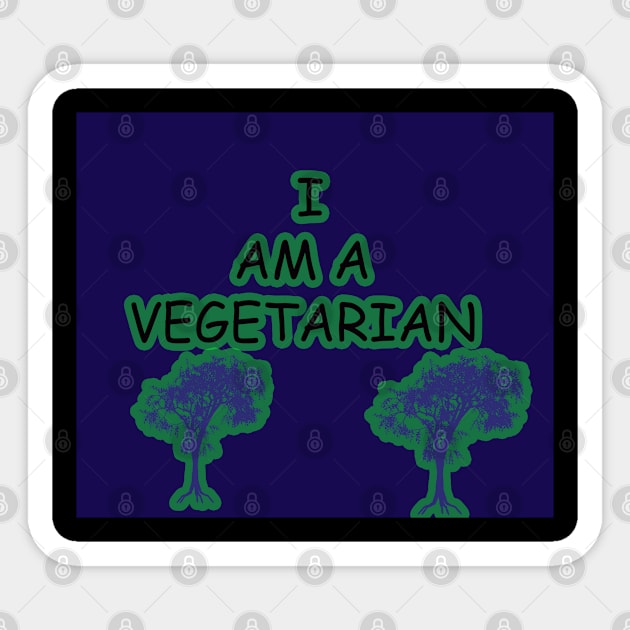 Vegetarian Sticker by Samuelproductions19